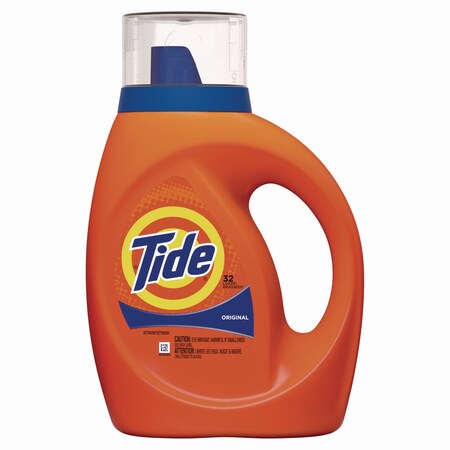 Tide Laundry Detergent, 46 oz Bottle, Liquid, Tide Original 13878